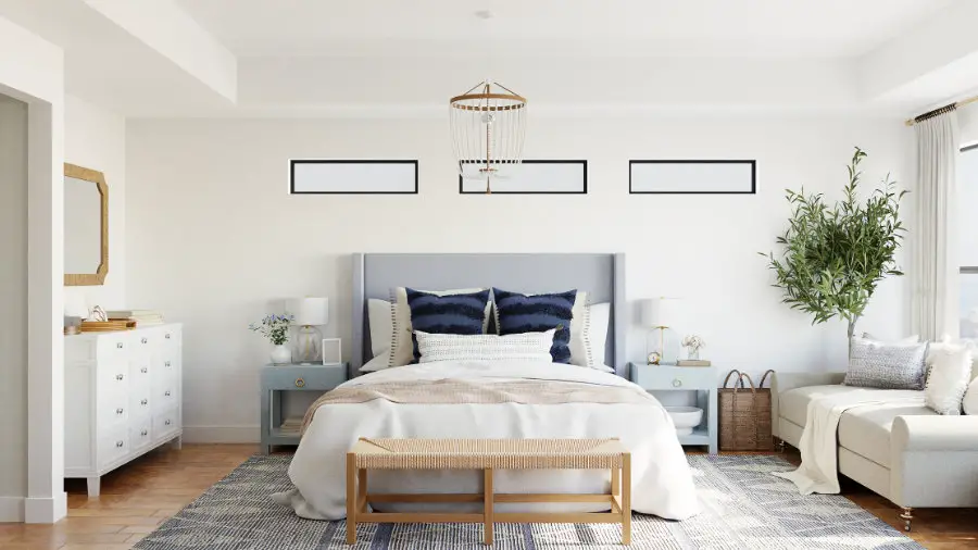 Aranżacja białej sypialni – dobór dodatków dla odświeżenia pomieszczenia