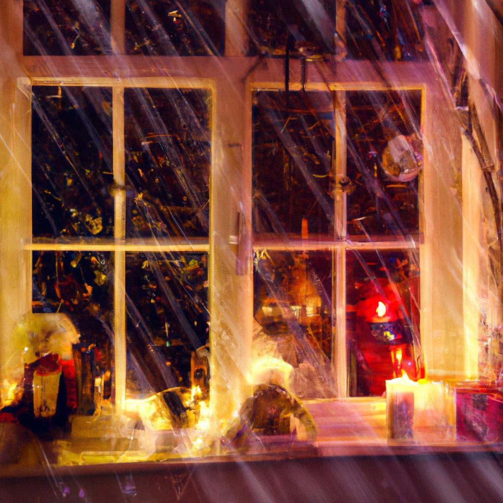 Kreatywne sposoby ozdabiania okna sztucznym śniegiem: inspiracje i porady